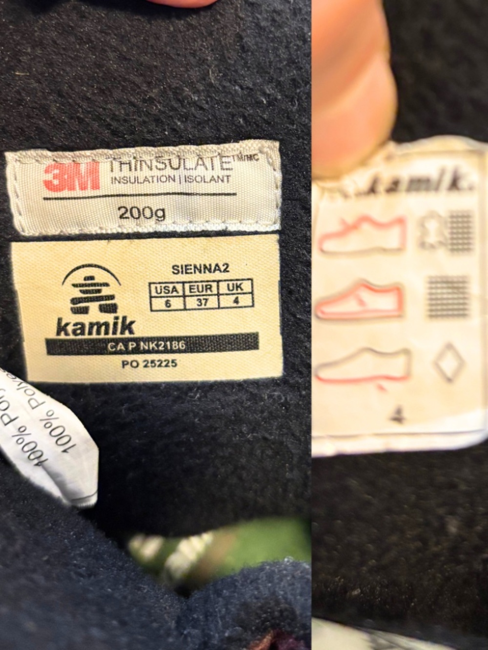 Kamik Sienna 2 Waterproof Insulated Boots Size 6 - Picture 11 of 11